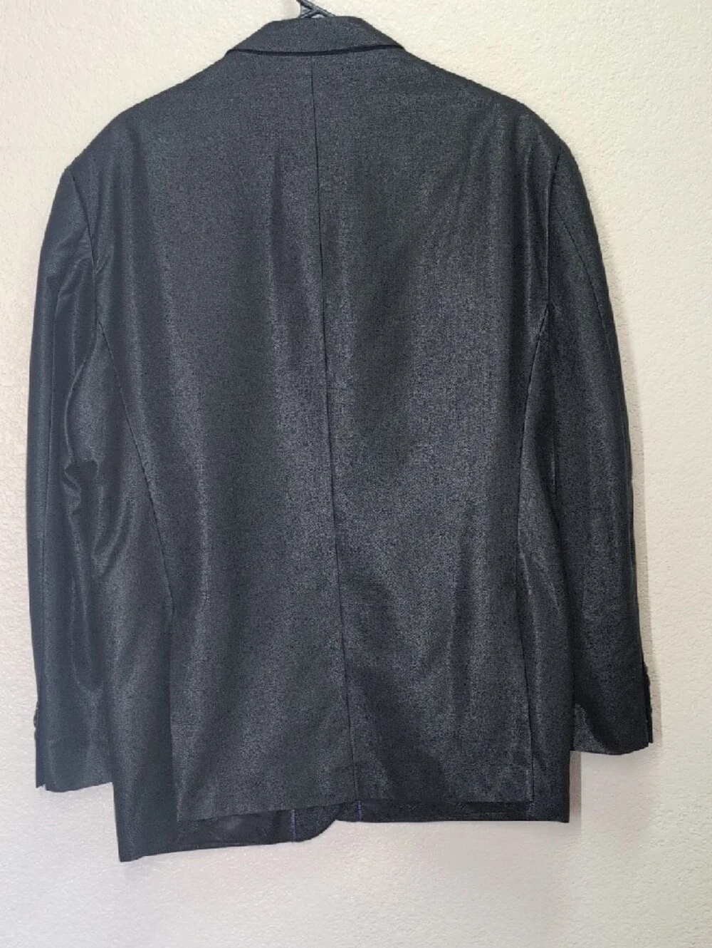 Men's Black Single-Breasted Dress Blazer - Elegant Evening Jacket